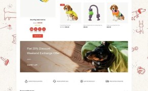 WordPress宠物店和宠物配件Woocommerce主题