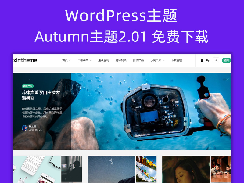 WordPress 的Autumn主题1.2免费下载